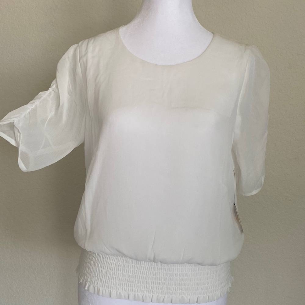 NWT Laundry Short Sleeve Top - NEW